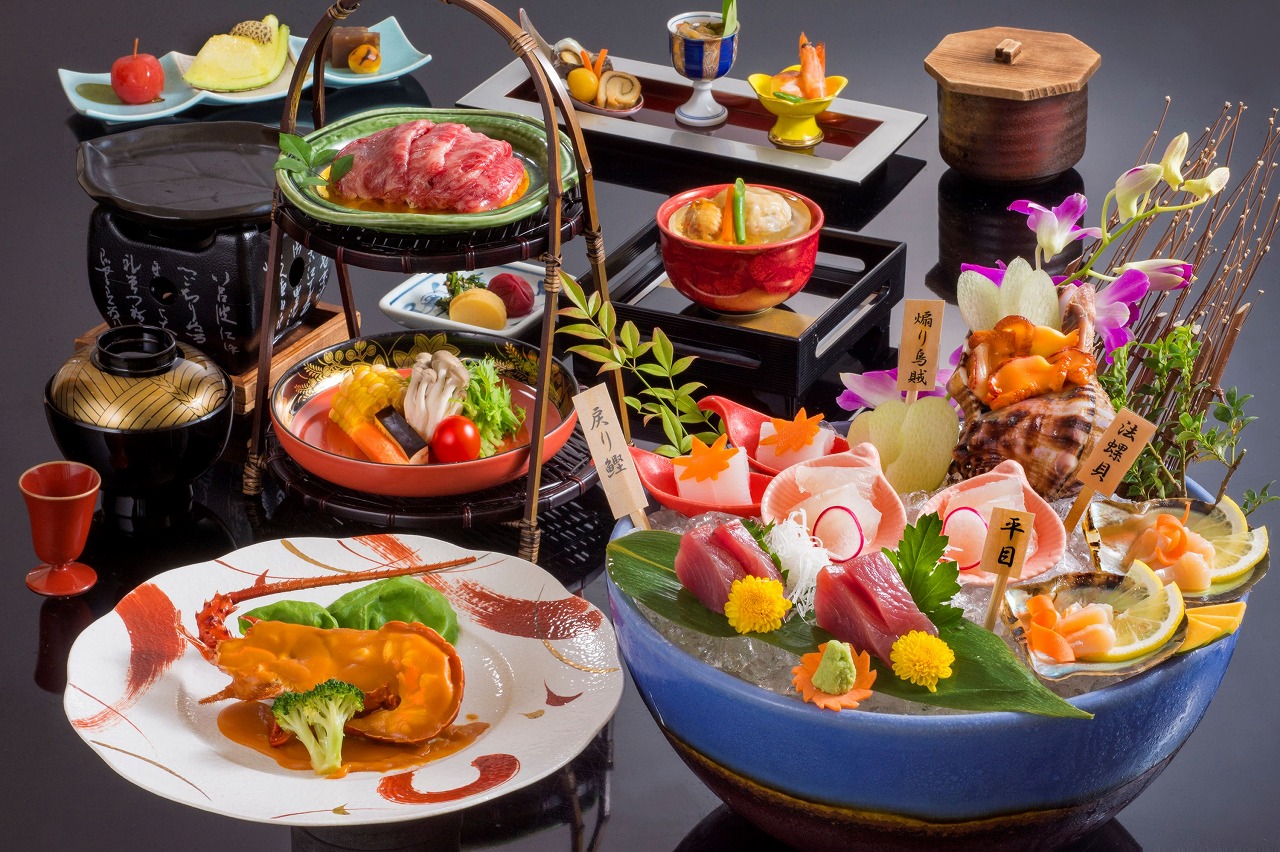 伊勢海老＆特選牛会席（4月～10月頃）　※イメージ