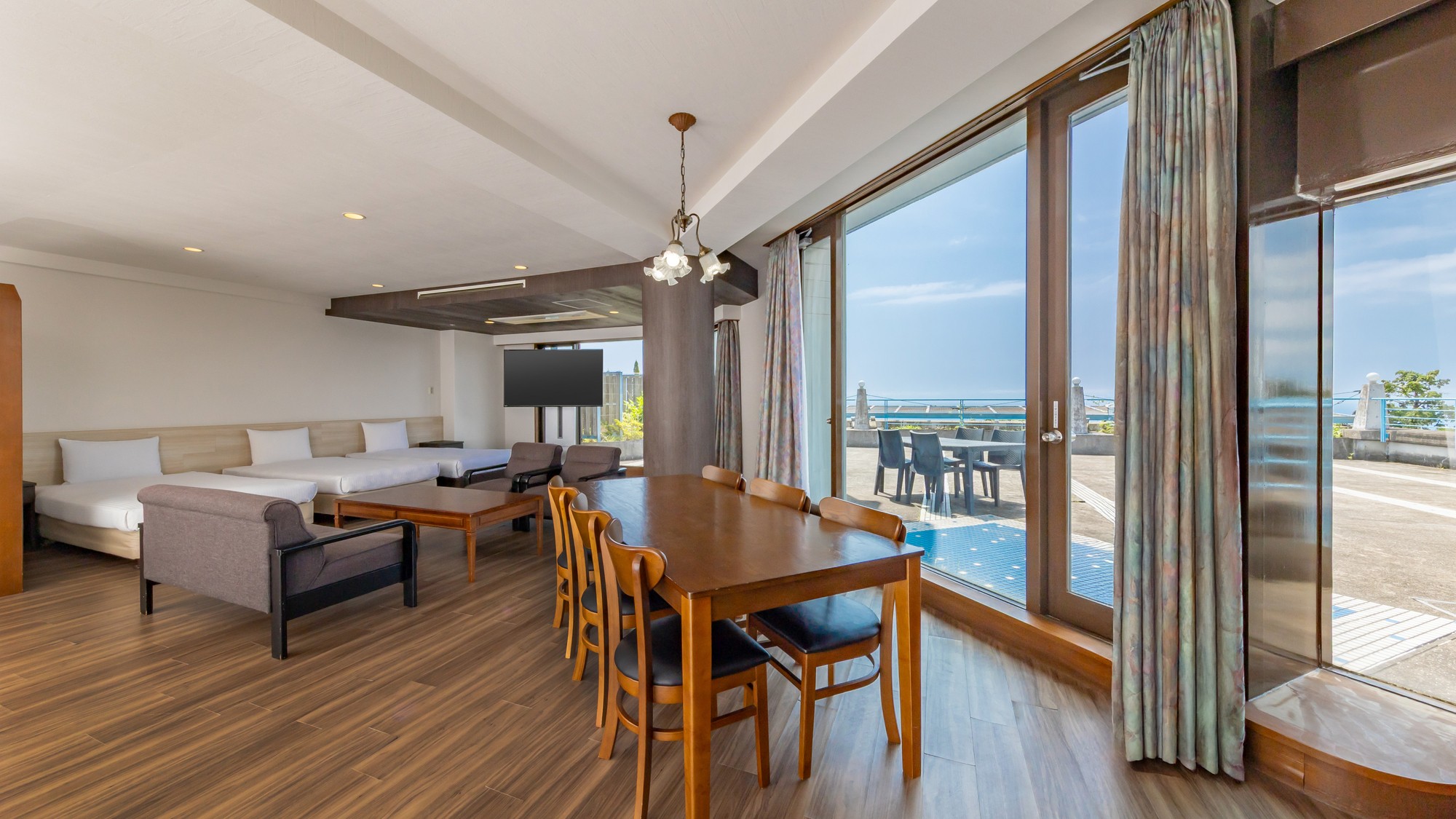 ◇【ルーフテラス付オーシャンビュー】プレミアム洋室5ベッド