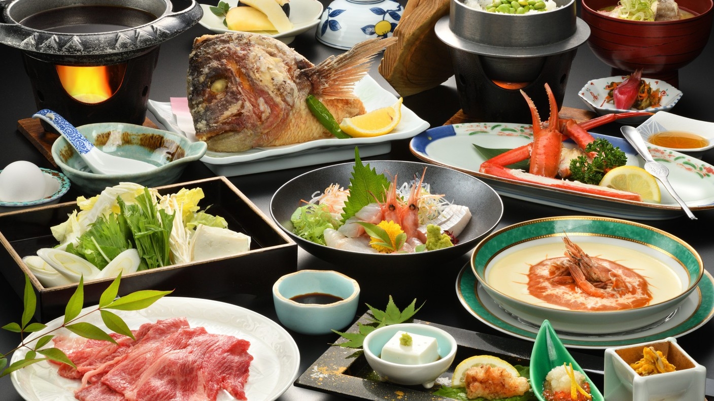 【ちょっと贅沢な夕膳】『板長特選　プレミアム庄内献立プラン』〜ブランド蟹『天喜紅蟹』付！〜