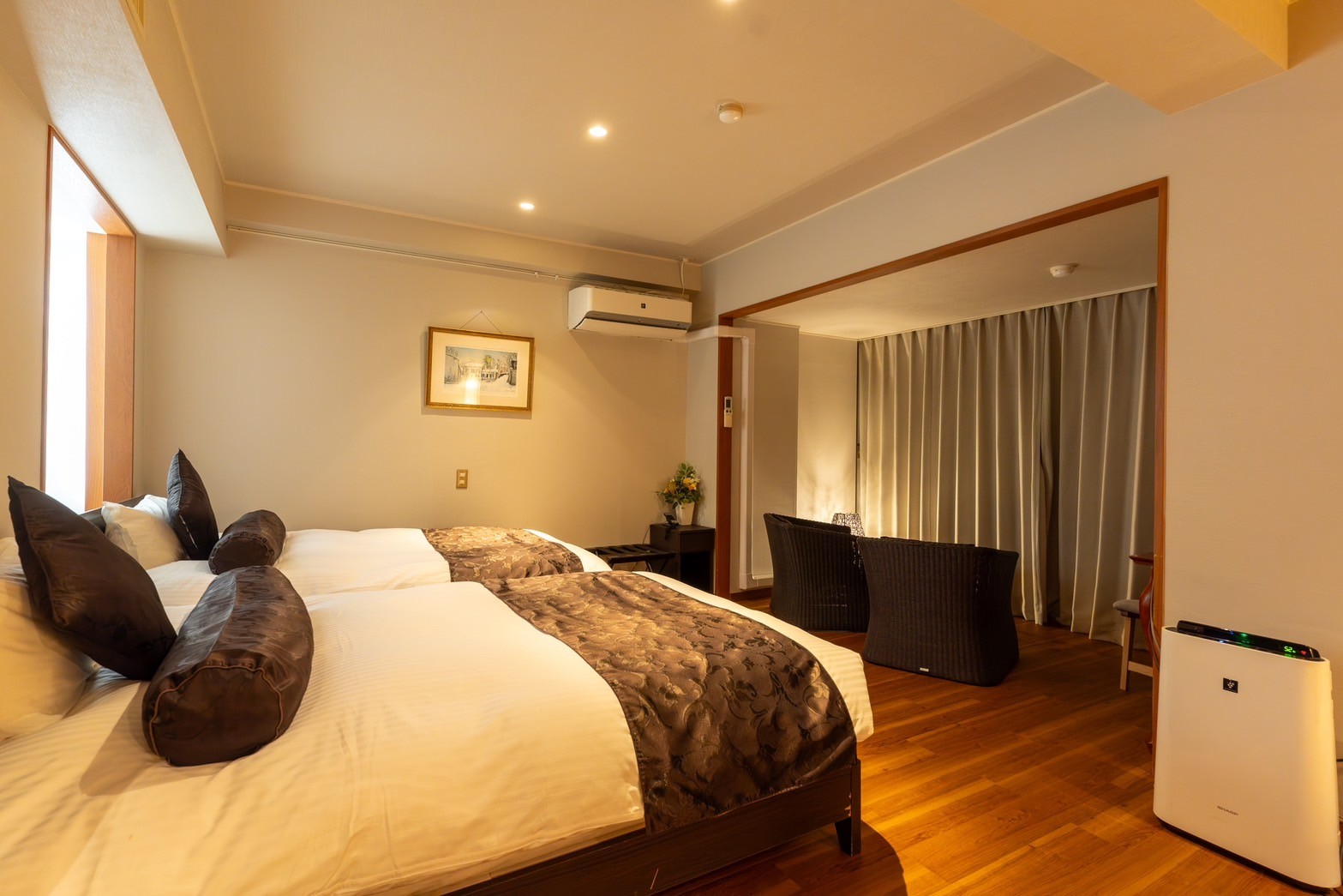 【禁煙】2室限定 和室と洋室ベッドルームの和洋室（60平米）