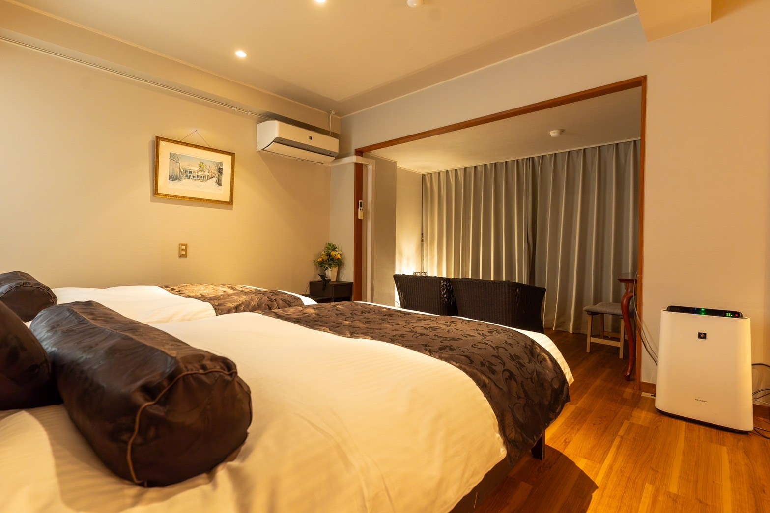 【禁煙】2室限定 和室と洋室ベッドルームの和洋室（60平米）