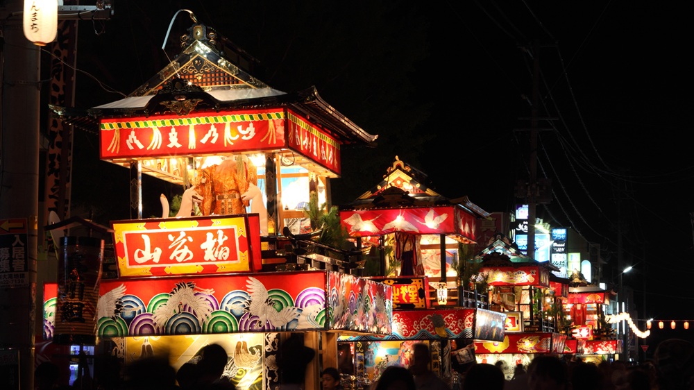 【田名部まつり「田名部神社例大祭」】毎年8月18日から8月20日開催。