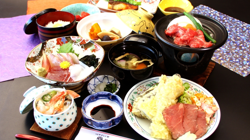 ☆大満足!☆　明日も元気一杯♪　ニュー丸新で真心料理を!!　【二食付きスタンダードプラン】