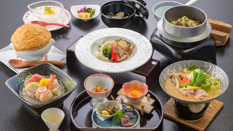 30日前のご予約で【ポイント10倍！】季節を味わう旬彩和食会席☆レストランでお食事◆1泊2食付