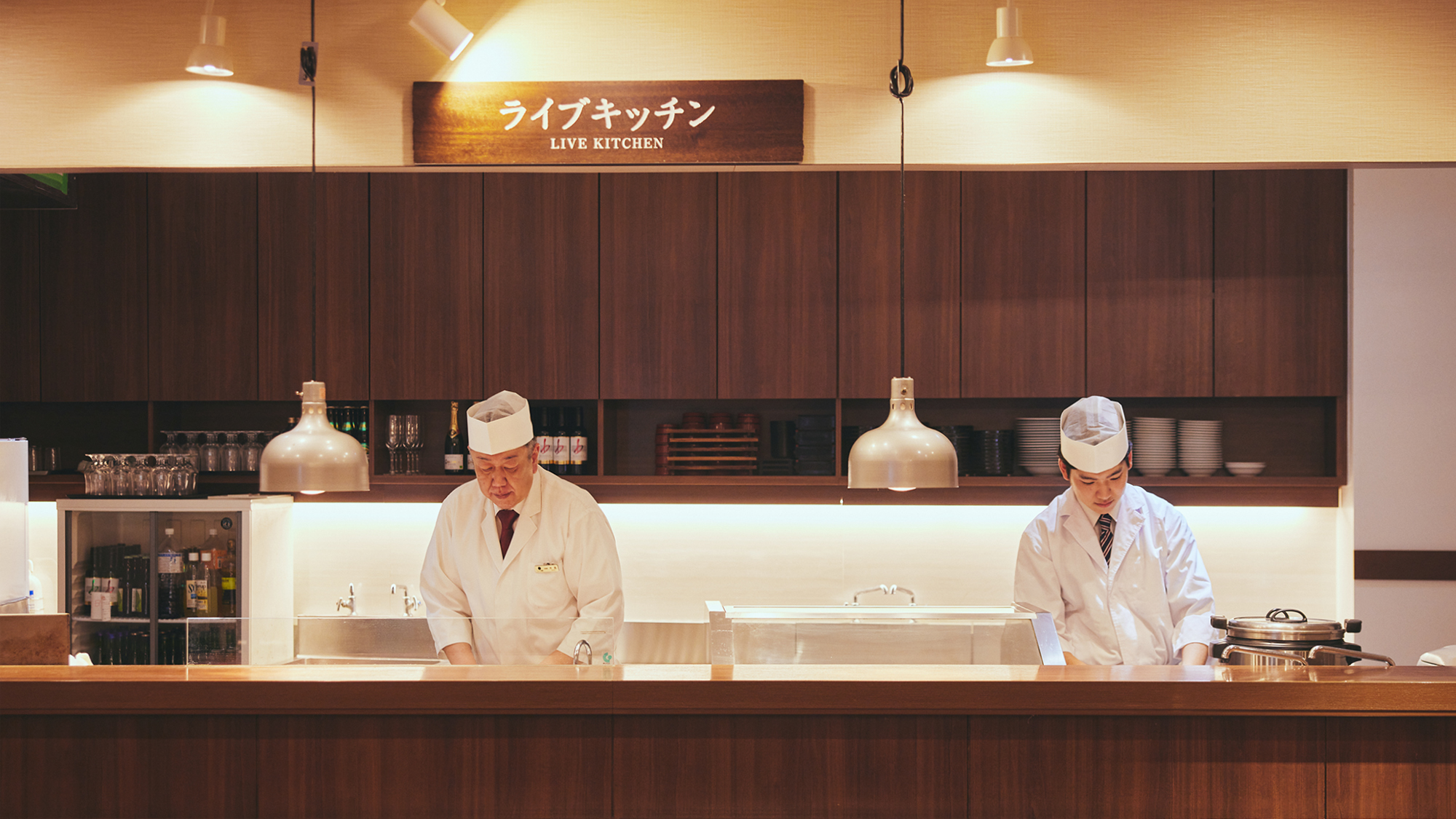 【ご朝食】ライブキッチンでフレンチトースト・まご茶漬け・ラーメンなどもご用意