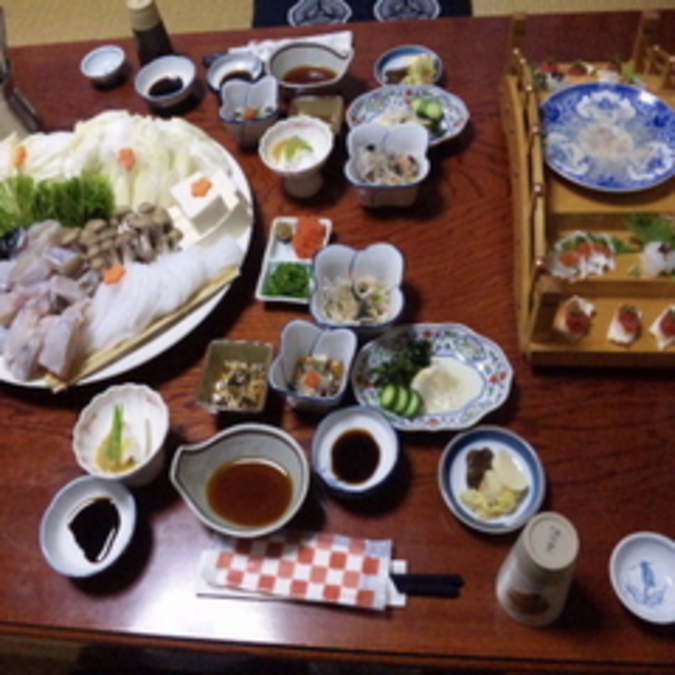 坂口荘のふぐフルコース