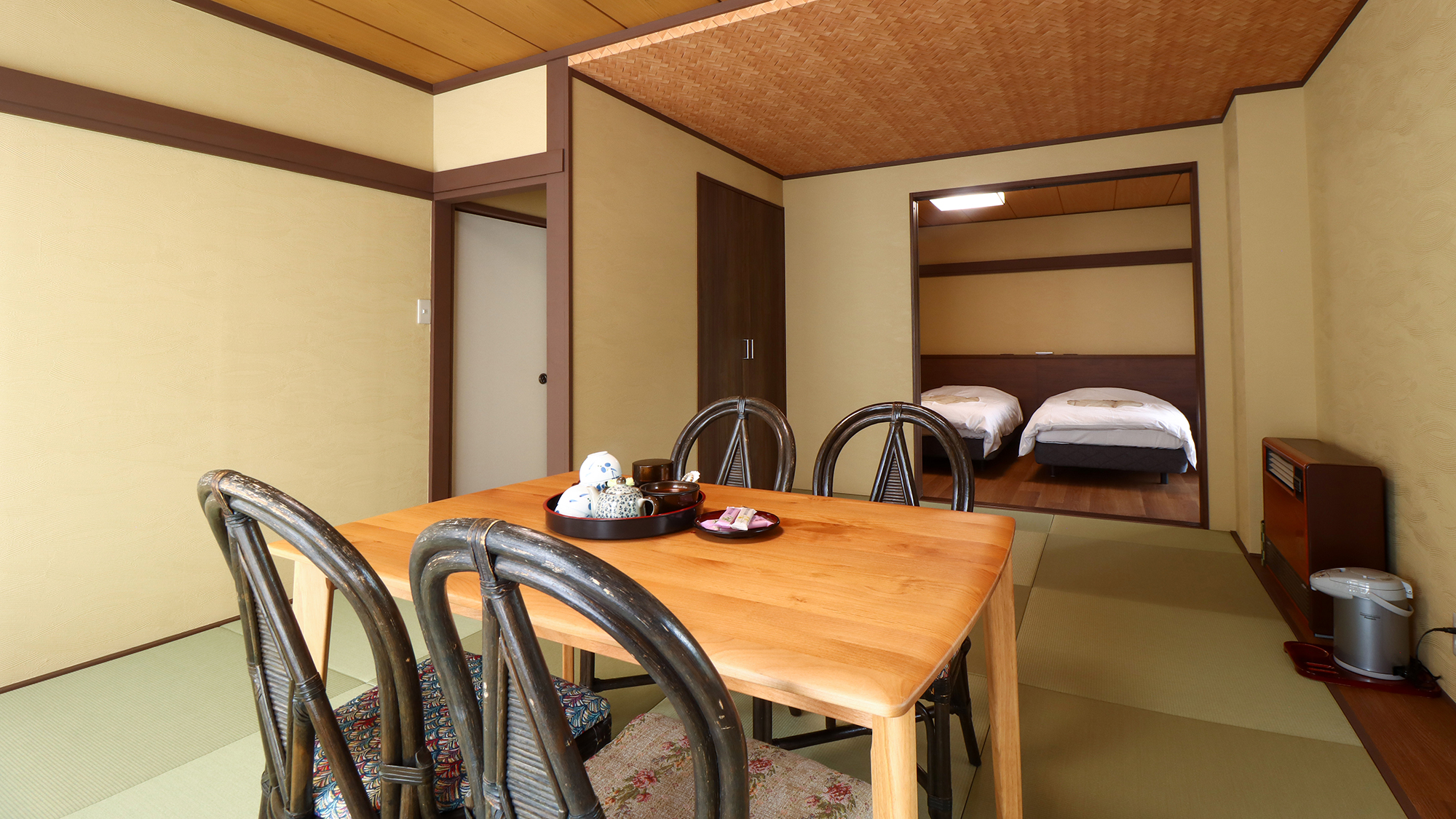 #朝霧　４名様までお泊りいただけるお部屋です