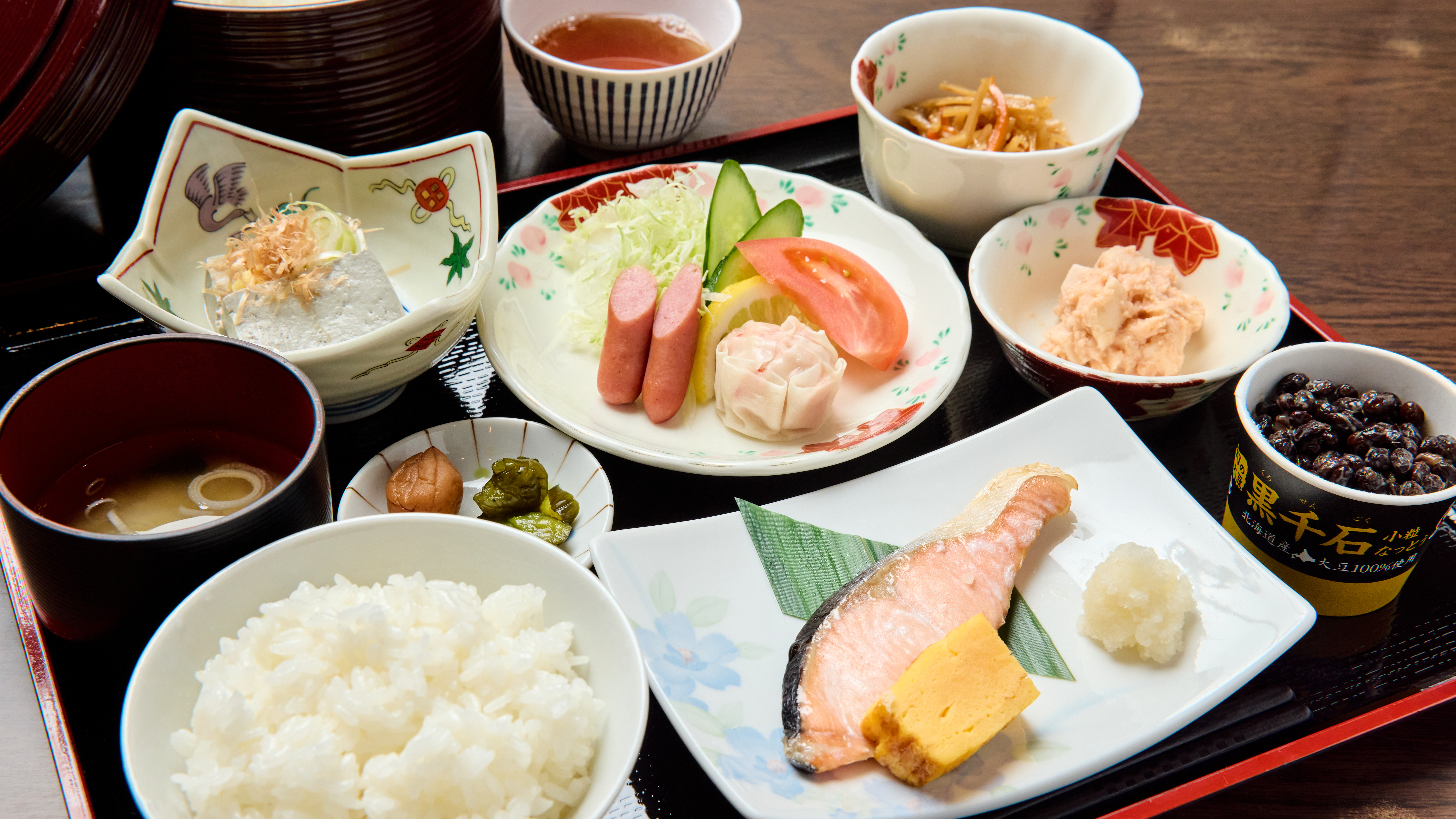 【朝食】美味しいお米でご飯がどんどん進みます