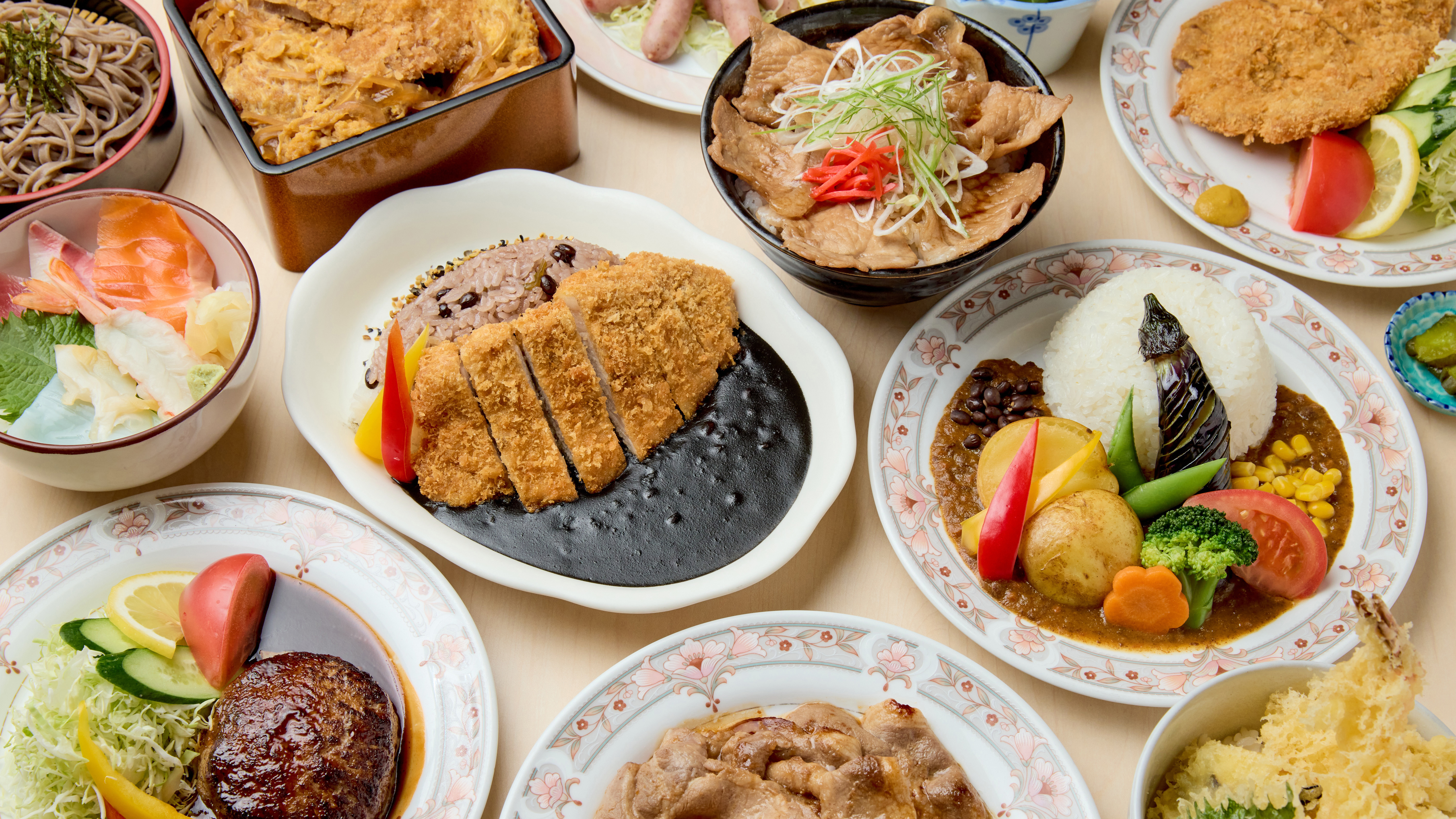 北竜町産食材をふんだんに使ったここでしか食べられないおメニューが充実
