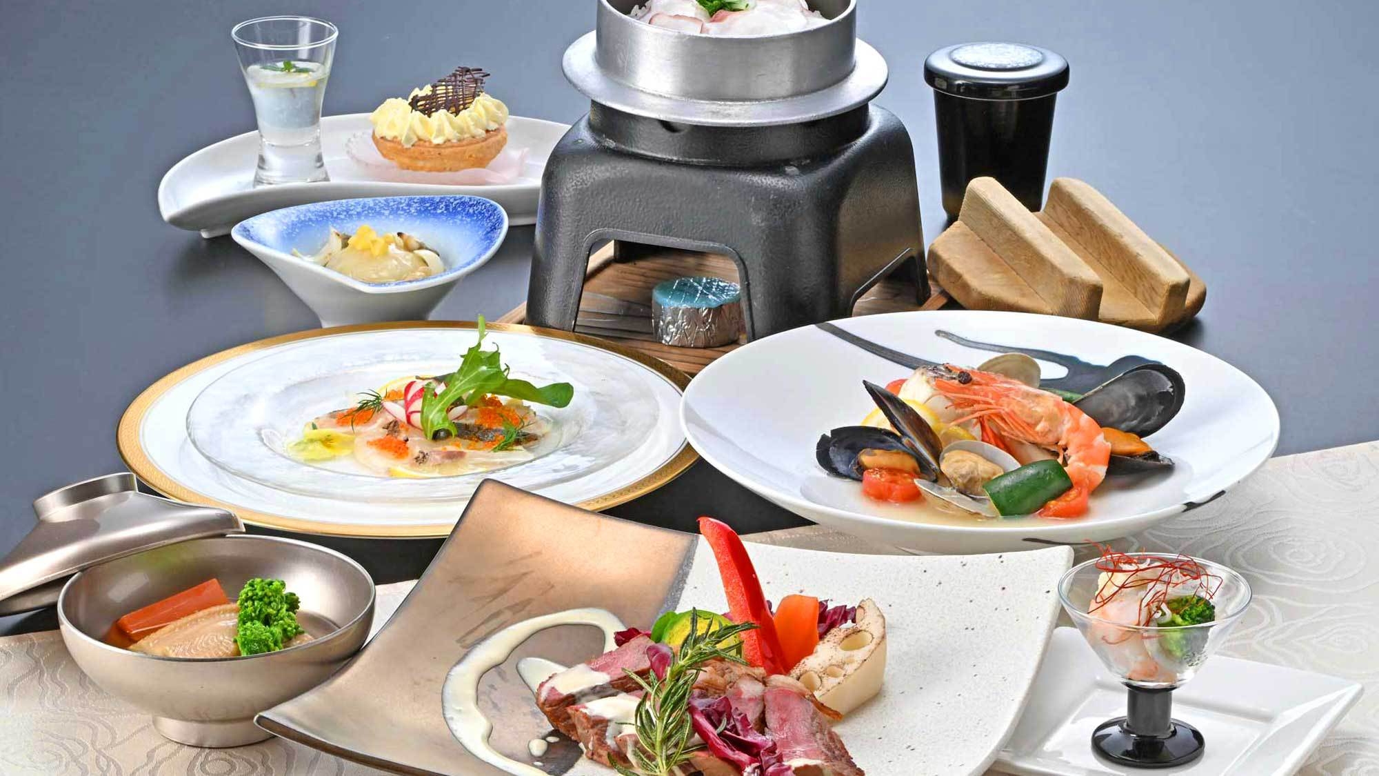 プレミアムプラン《Isola》何もしない贅沢とともに、最上位のディナーコース×オールインクルーシブ