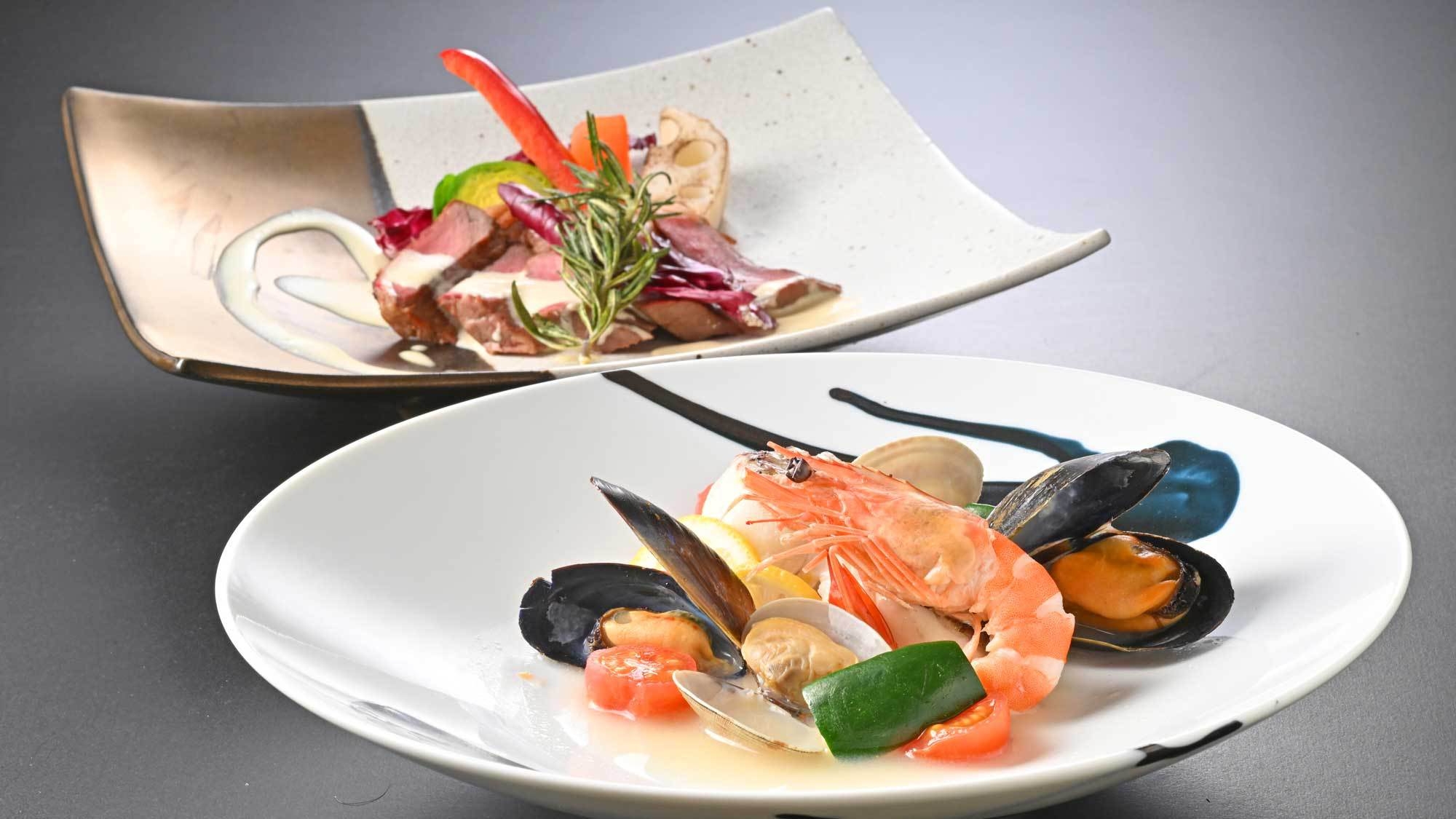 プレミアムプラン《Isola》何もしない贅沢とともに、最上位のディナーコース×オールインクルーシブ