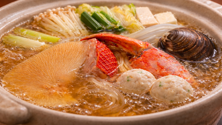 さき楽28【前沢牛鉄板焼×三陸産フカヒレ鍋】当館一番人気の「美食会席」を早期割引でお得に《夕朝食付》