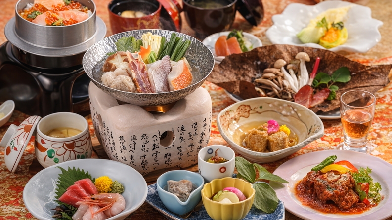 【海の幸｜海鮮鍋プラン】ぷりぷりの鮮魚たっぷり「地魚鍋」！季節の味覚を賢くお得に満喫≪夕朝食付≫