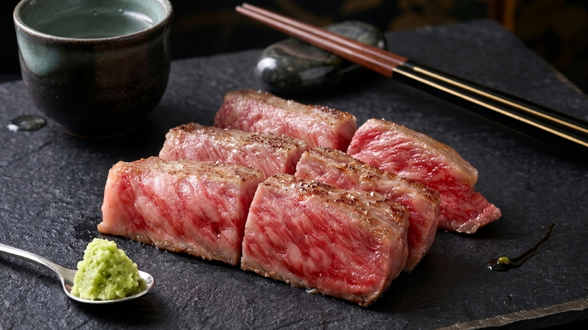 前沢牛陶板焼き