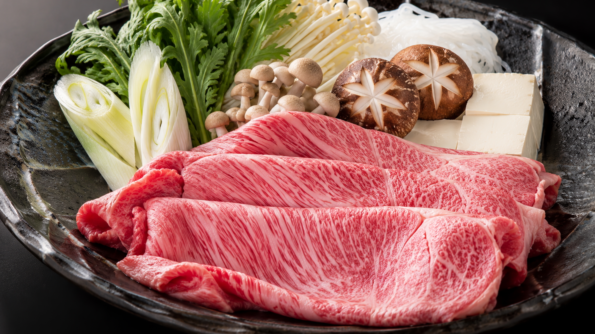 お料理｜前沢牛のすき焼き