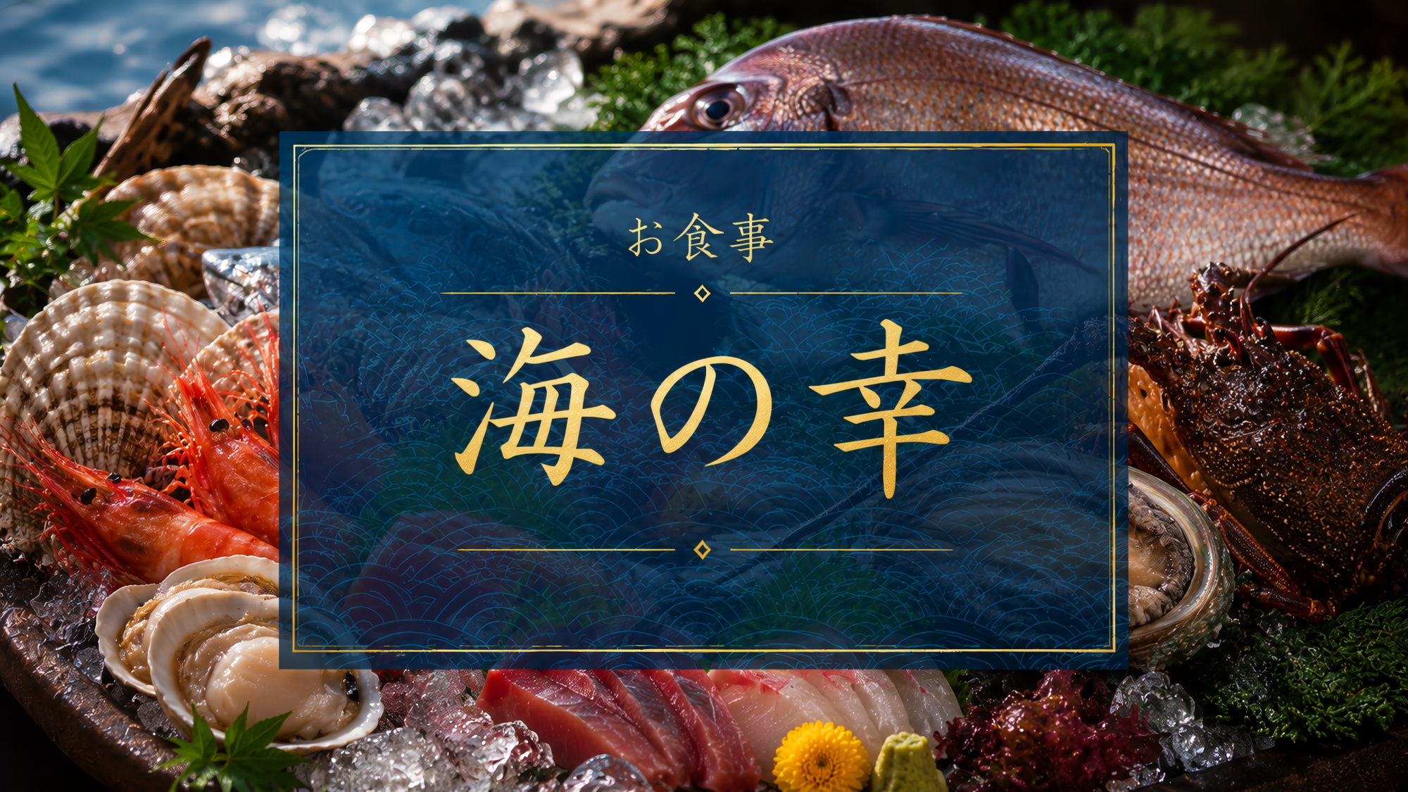 ご夕食紹介｜海の幸