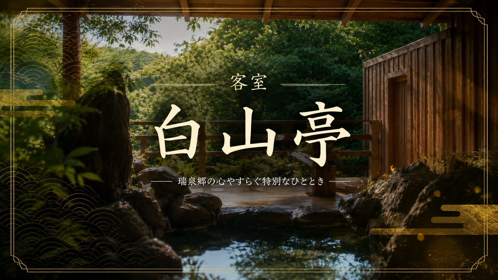 お部屋のご紹介｜白山亭
