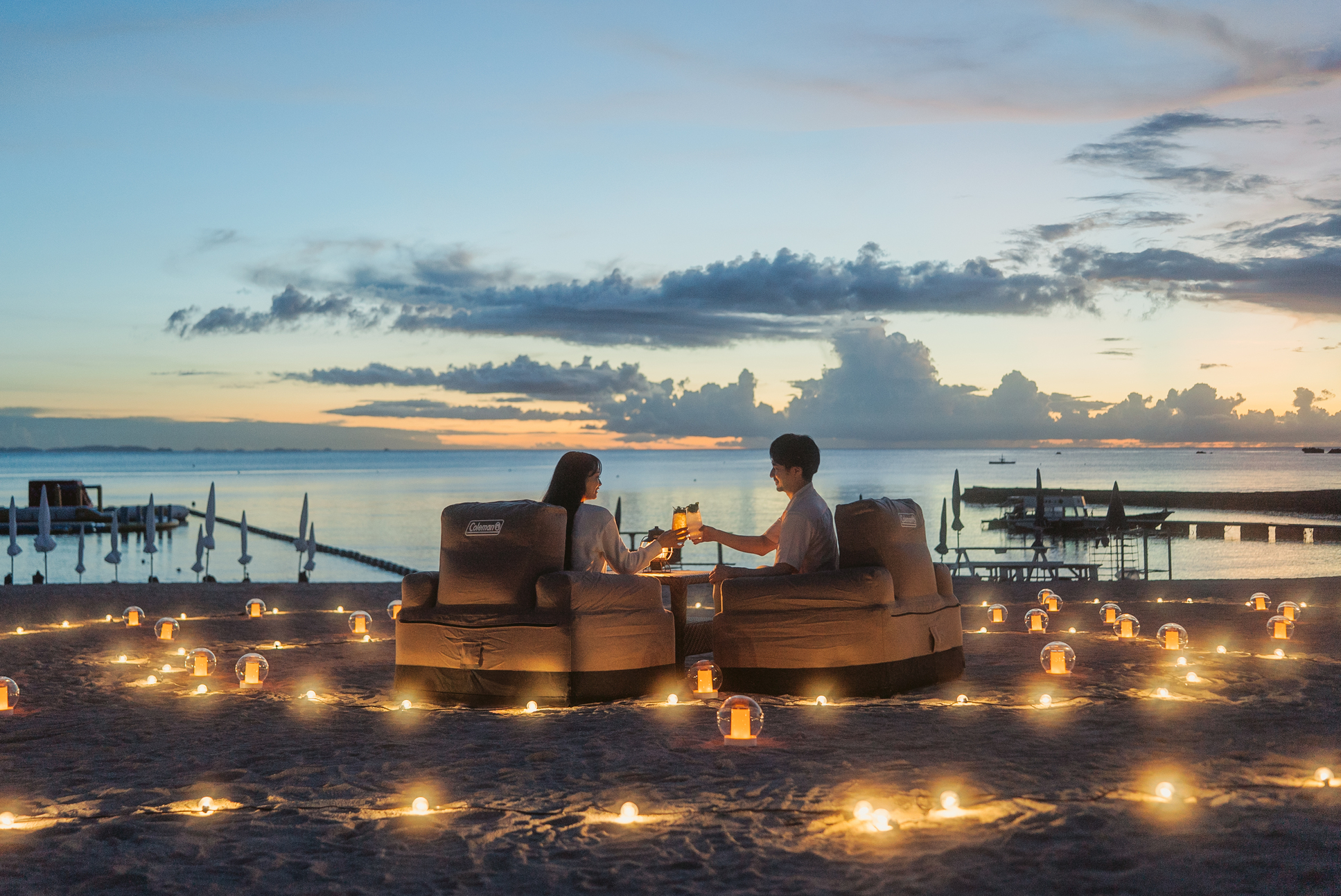 ビーチサイドイルミネーション