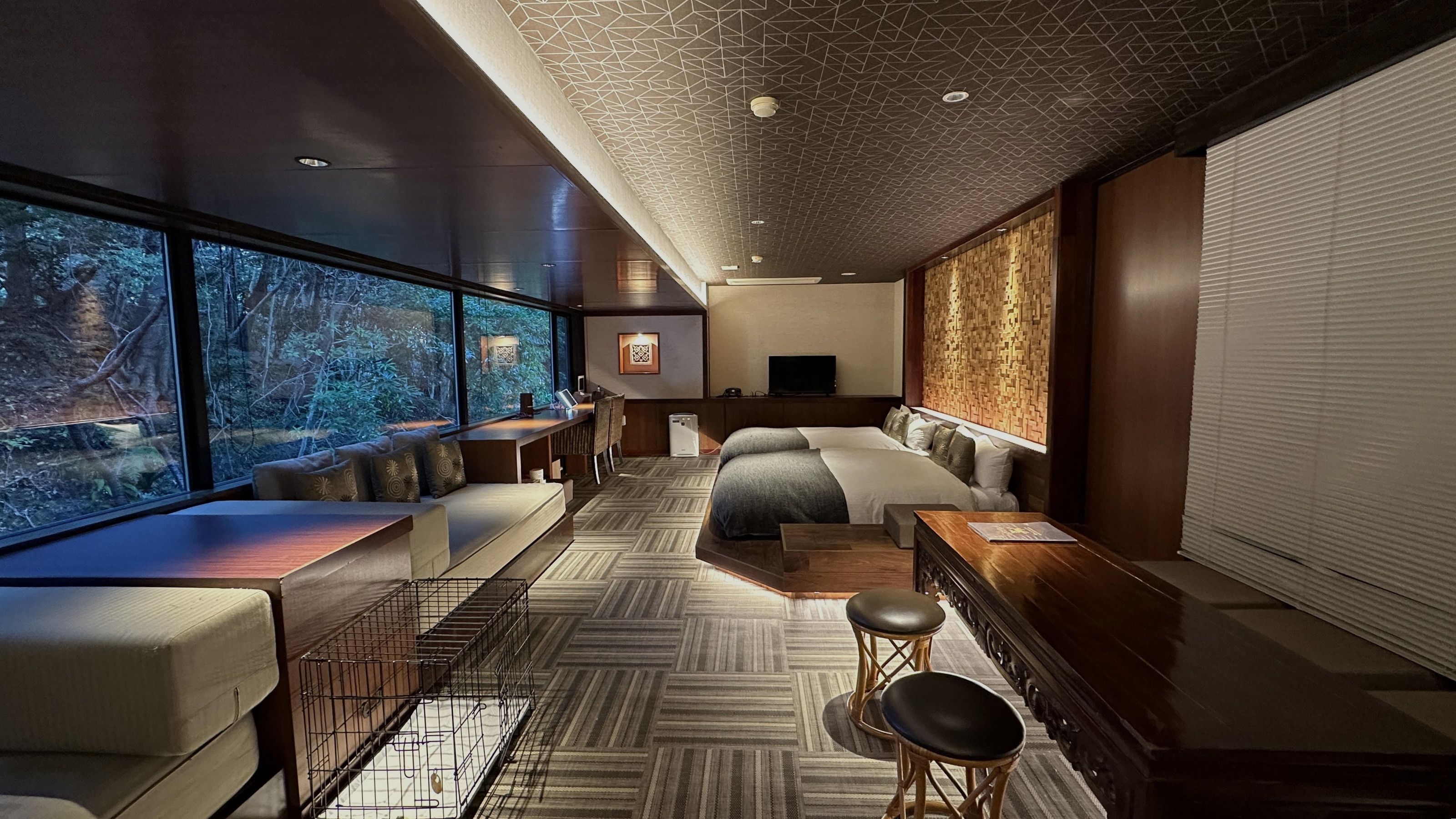 【森に抱かれる至福のプレミアムルーム】本館洋室／60平米◆禁煙