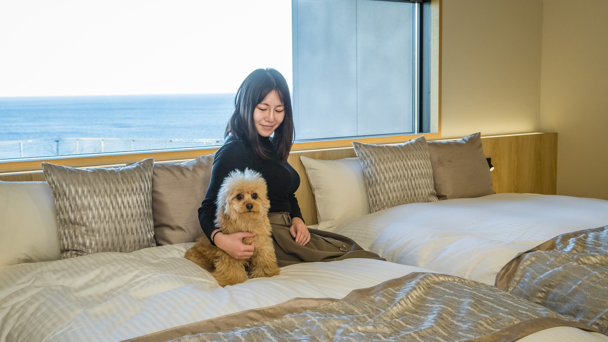 【別邸】海を臨むプールと温泉◆心ほどける海と空ULALA◆212平米