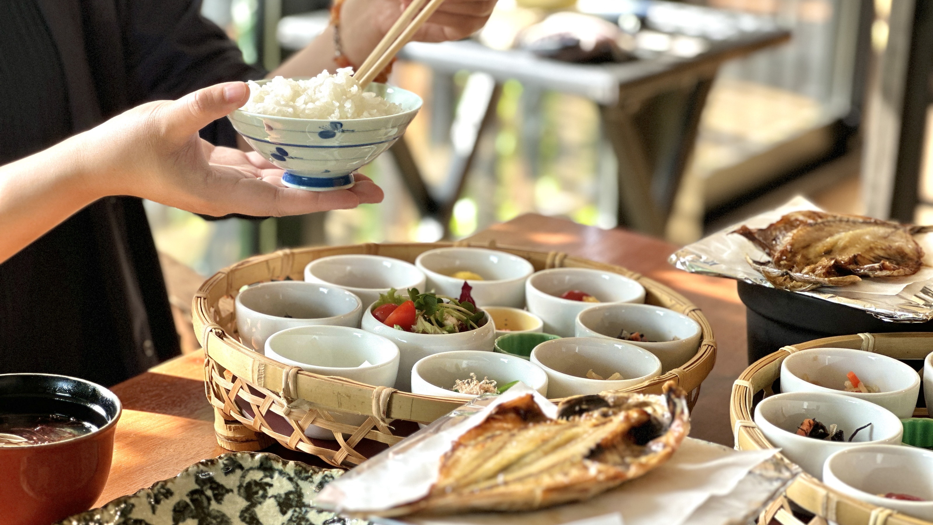 【朝食】和食膳※季節により食材が変更になる場合がございます