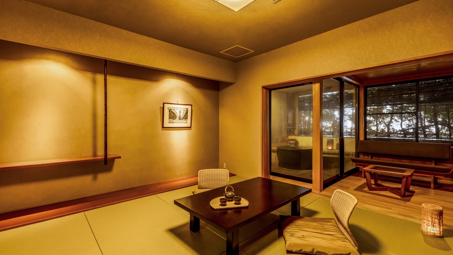 スーペリア露天風呂付和室3名定員　※客室の一例