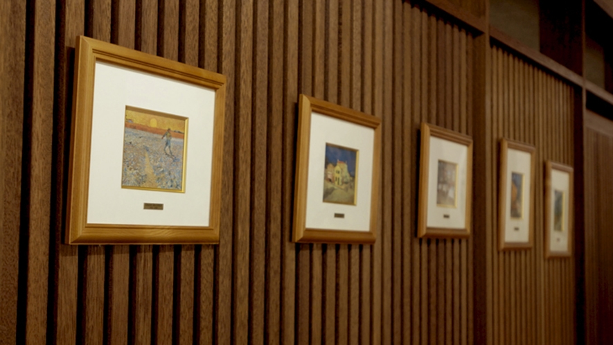 【館内イメージ】まるで画廊のような空間。滞在中、館内でもお楽しみいただける空間をご用意しております☆