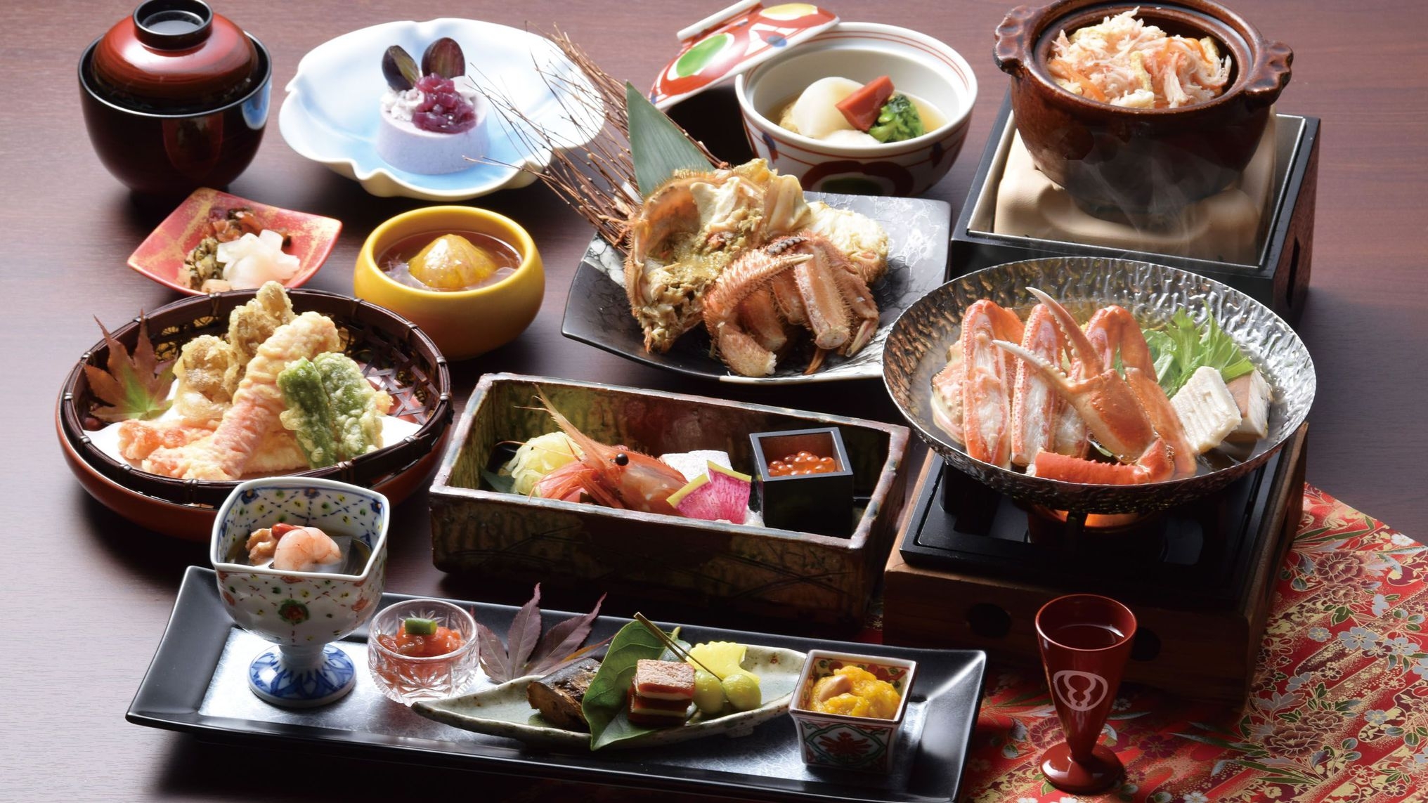【早割60】15％OFF！カニ尽くしの贅沢なご夕食をお部屋で味わう部屋食プラン／蟹御膳・和朝食
