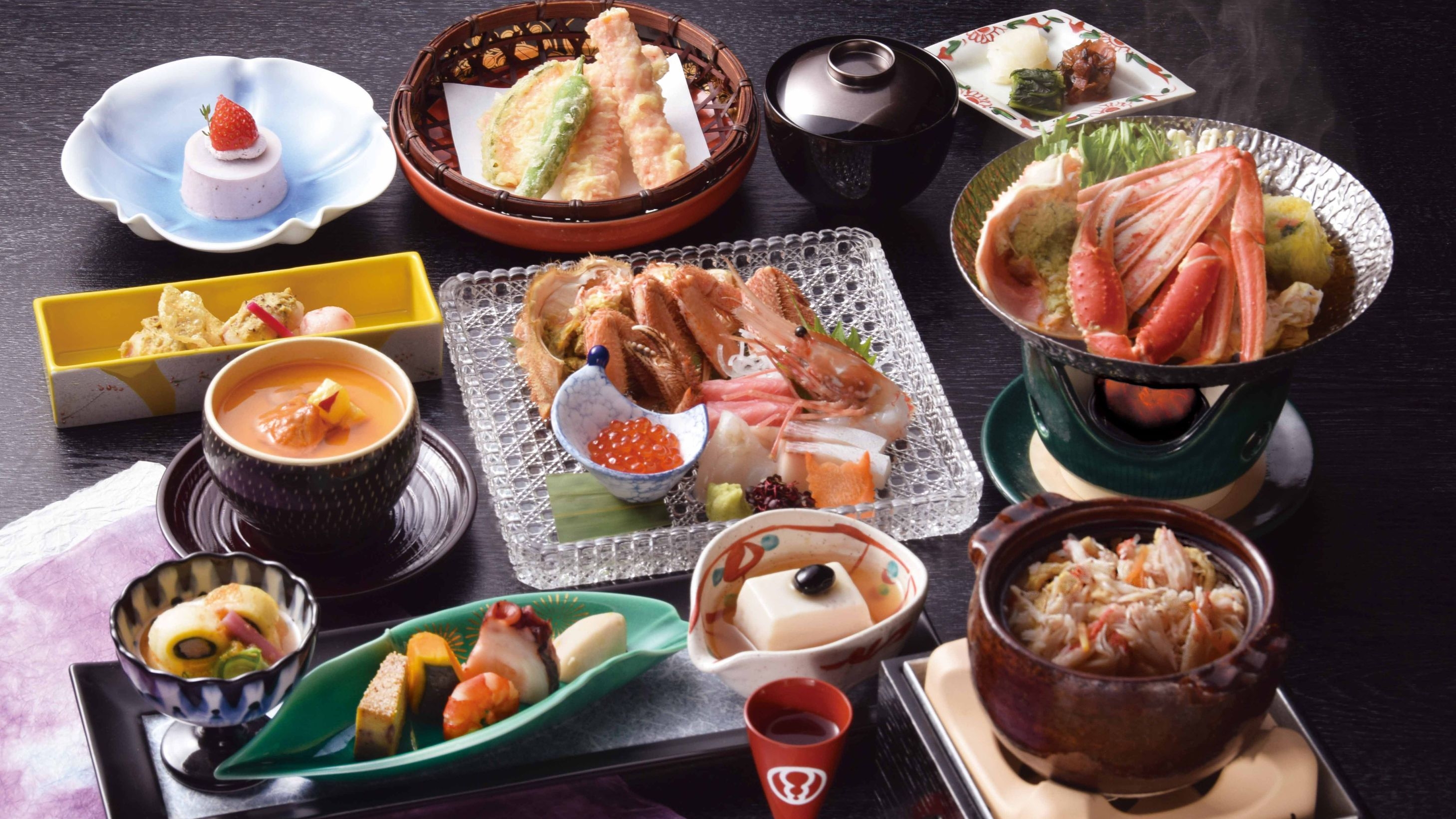 【早割60】15％OFF！カニ尽くしの贅沢なご夕食をお部屋で味わう部屋食プラン／蟹御膳・和朝食