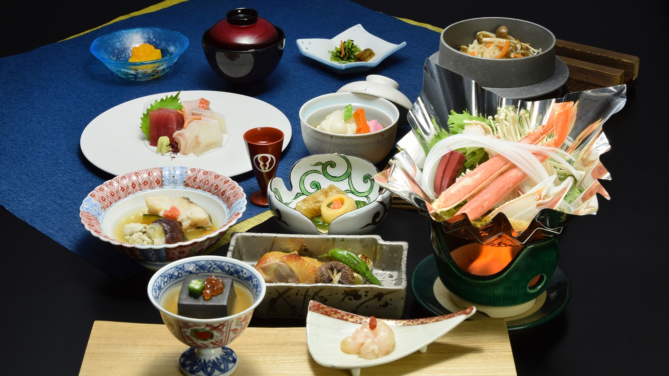 【お部屋食】季節の素材を用いた滝本のスタンダード／季節の御膳（冬）★☆☆