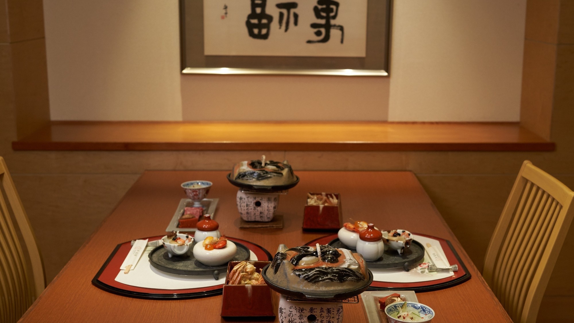 【食事処】いつもより贅沢な会席を半個室のテーブル席で／冬の特別御膳★★☆＜湯の里＞