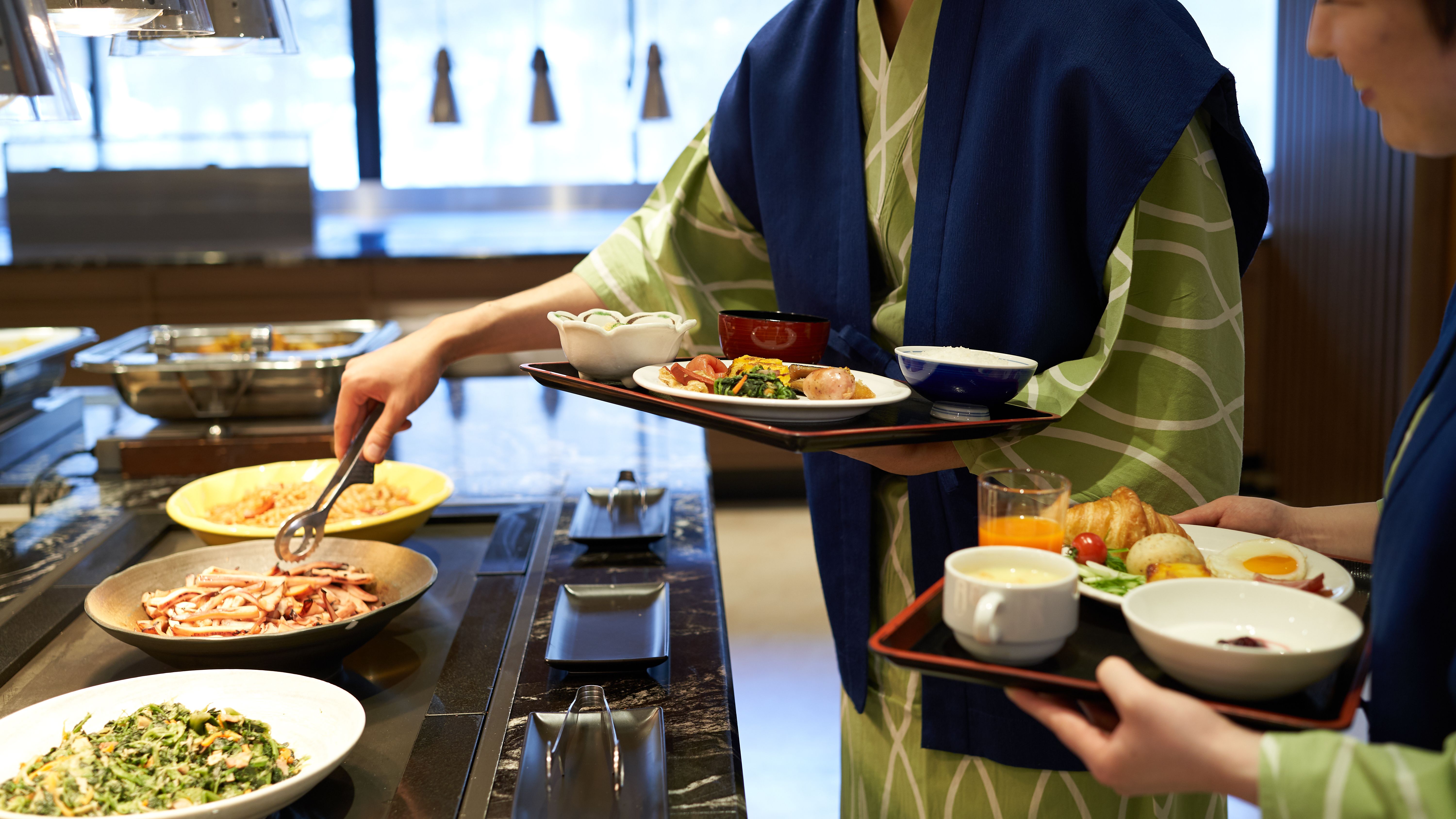 朝から贅沢なビュッフェをお楽しみください（イメージ）【朝食ビュッフェ】