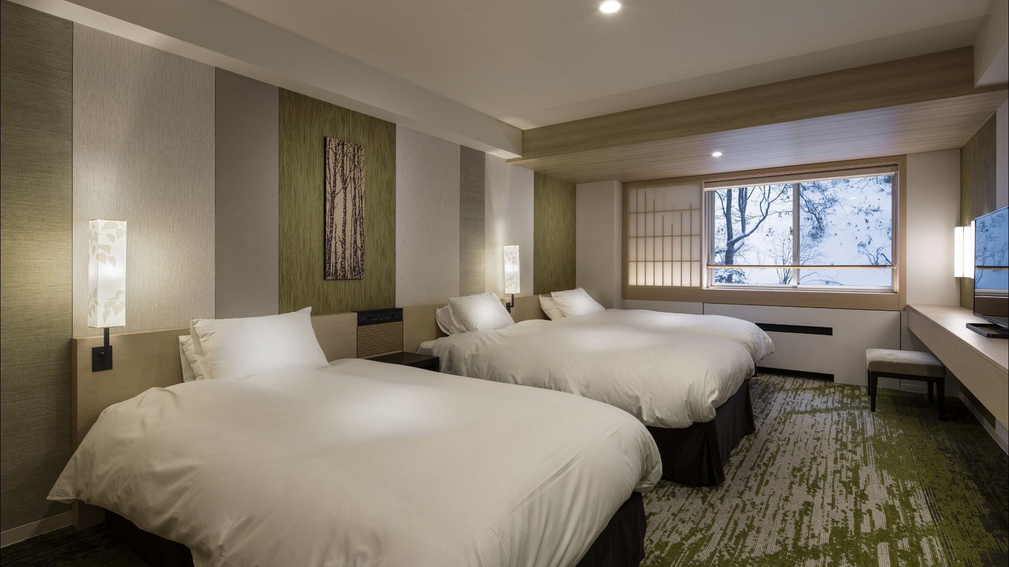 第一滝本館 南館の洋室