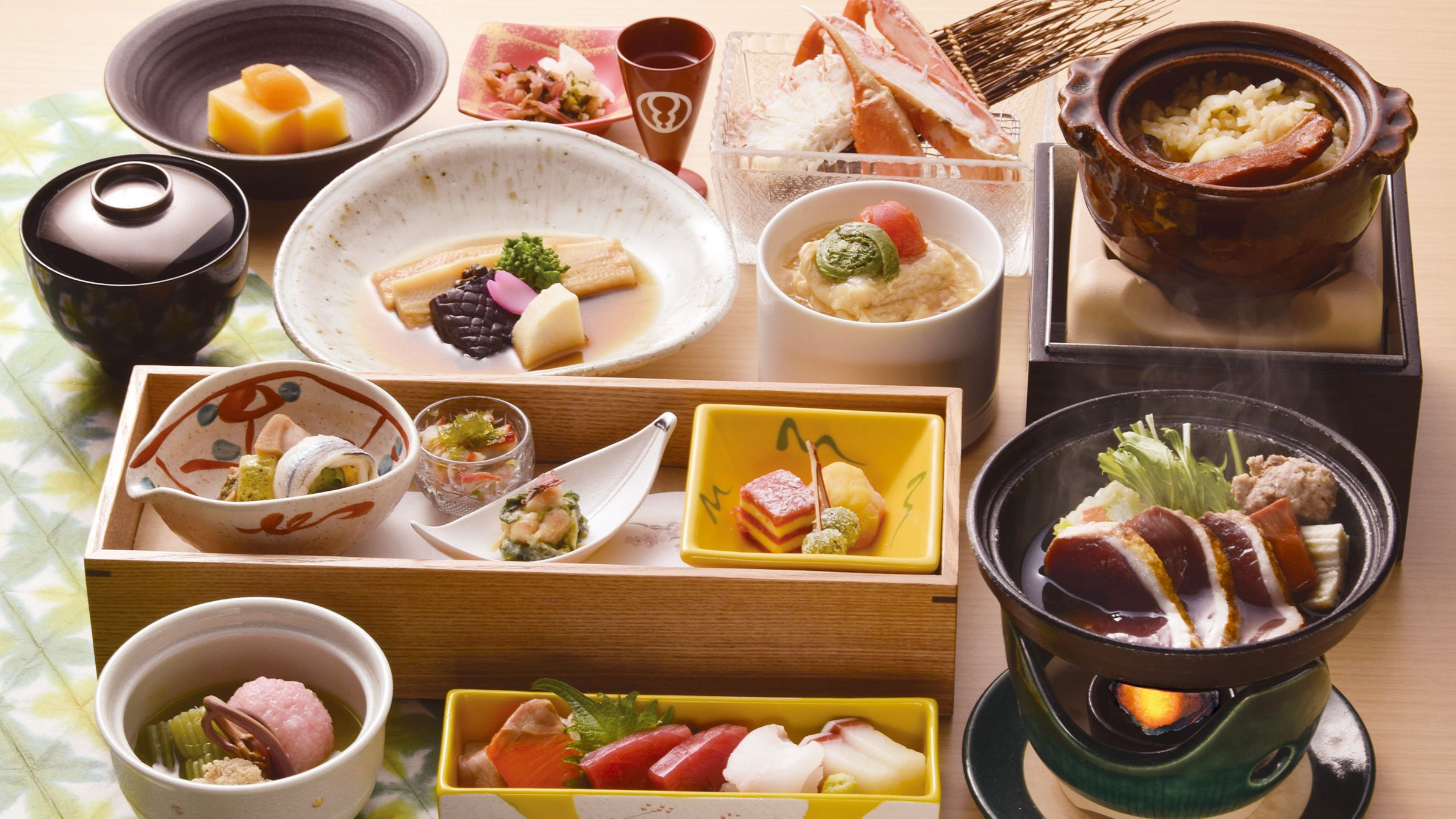 【ご夕食／お部屋食】季節の御膳（春）／3月～5月の御献立（イメージ）