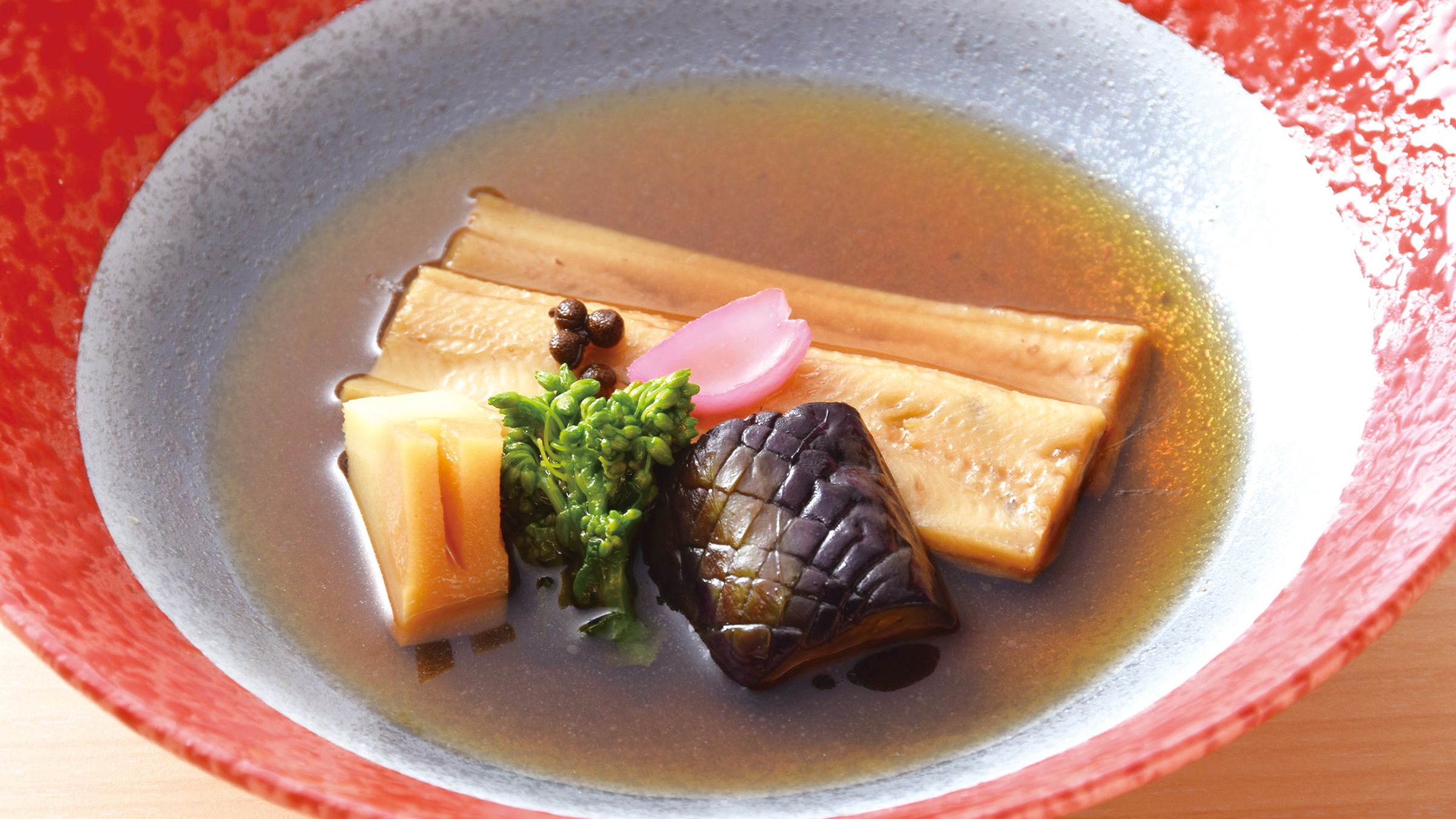 【ご夕食】穴子白煮（春）／季節の御膳にてご提供