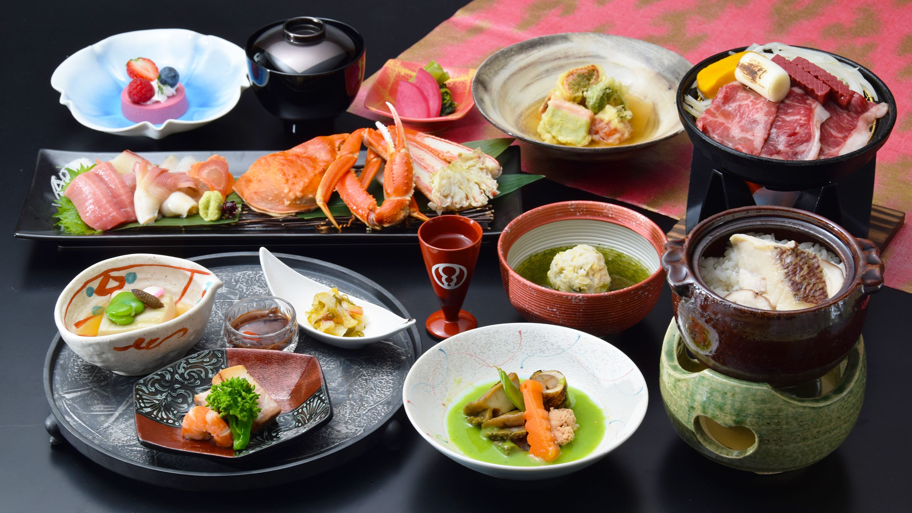 【ご夕食／お部屋食】特別御膳／2025年春の御献立（イメージ）