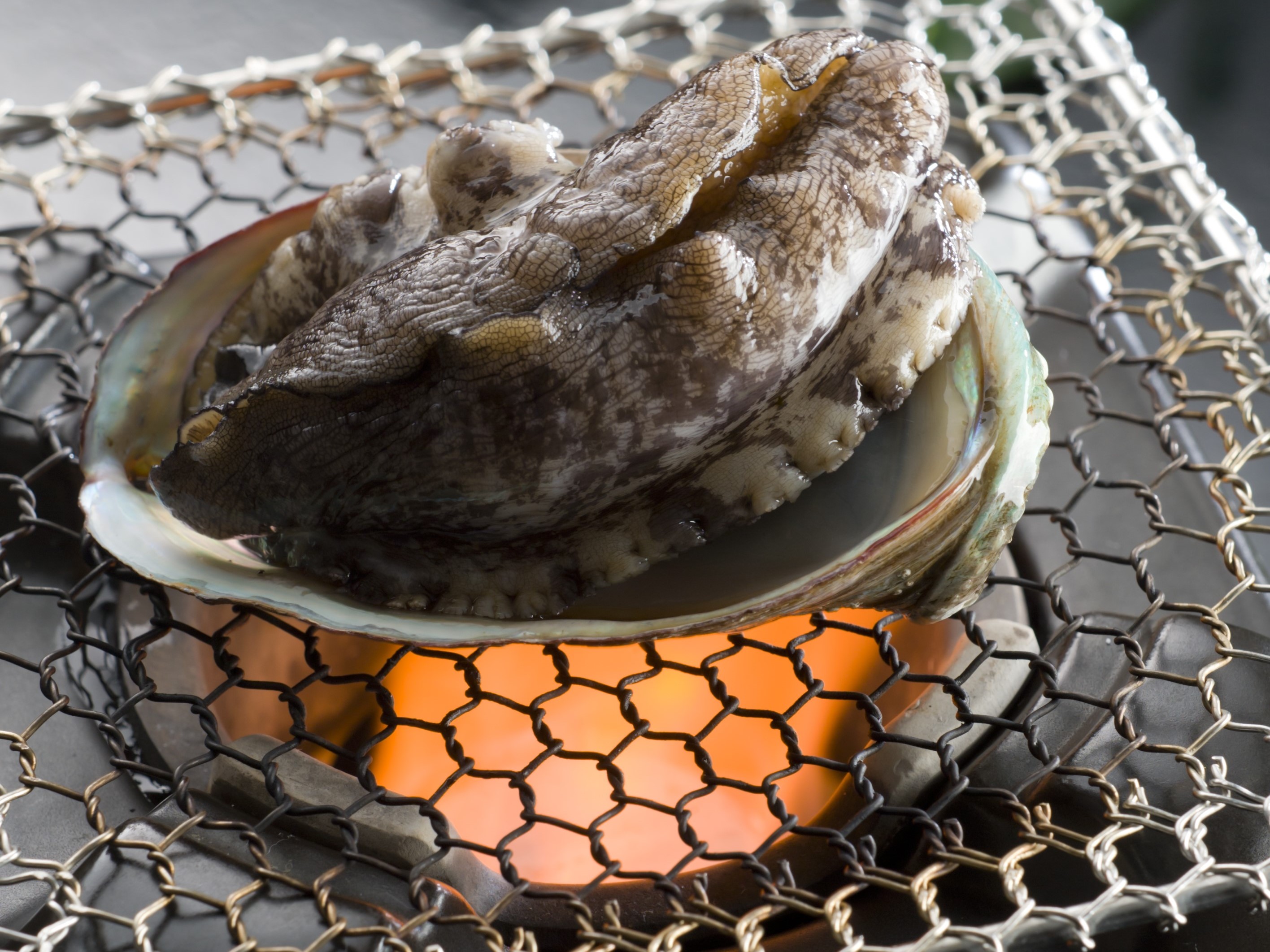 アワビの踊焼き