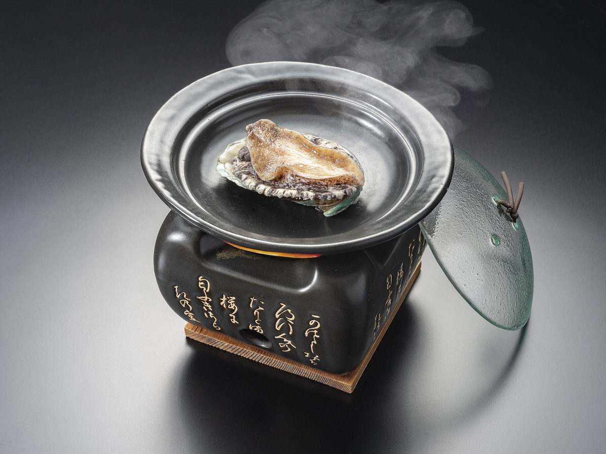 アワビの踊焼き