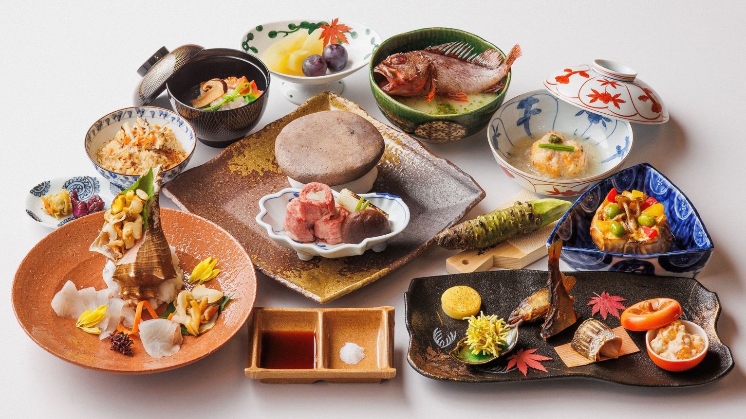 【さき楽90｜2食付】早期のご予約がお得！山海の恵みを味わう。料理人渾身の雲仙懐石〜雲海うんかい〜