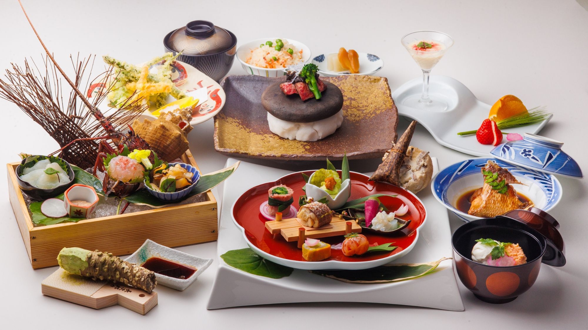 【さき楽90｜2食付】早期のご予約がお得！春の薫りと匠が織りなす至極の和懐石 〜美山（みやま）〜