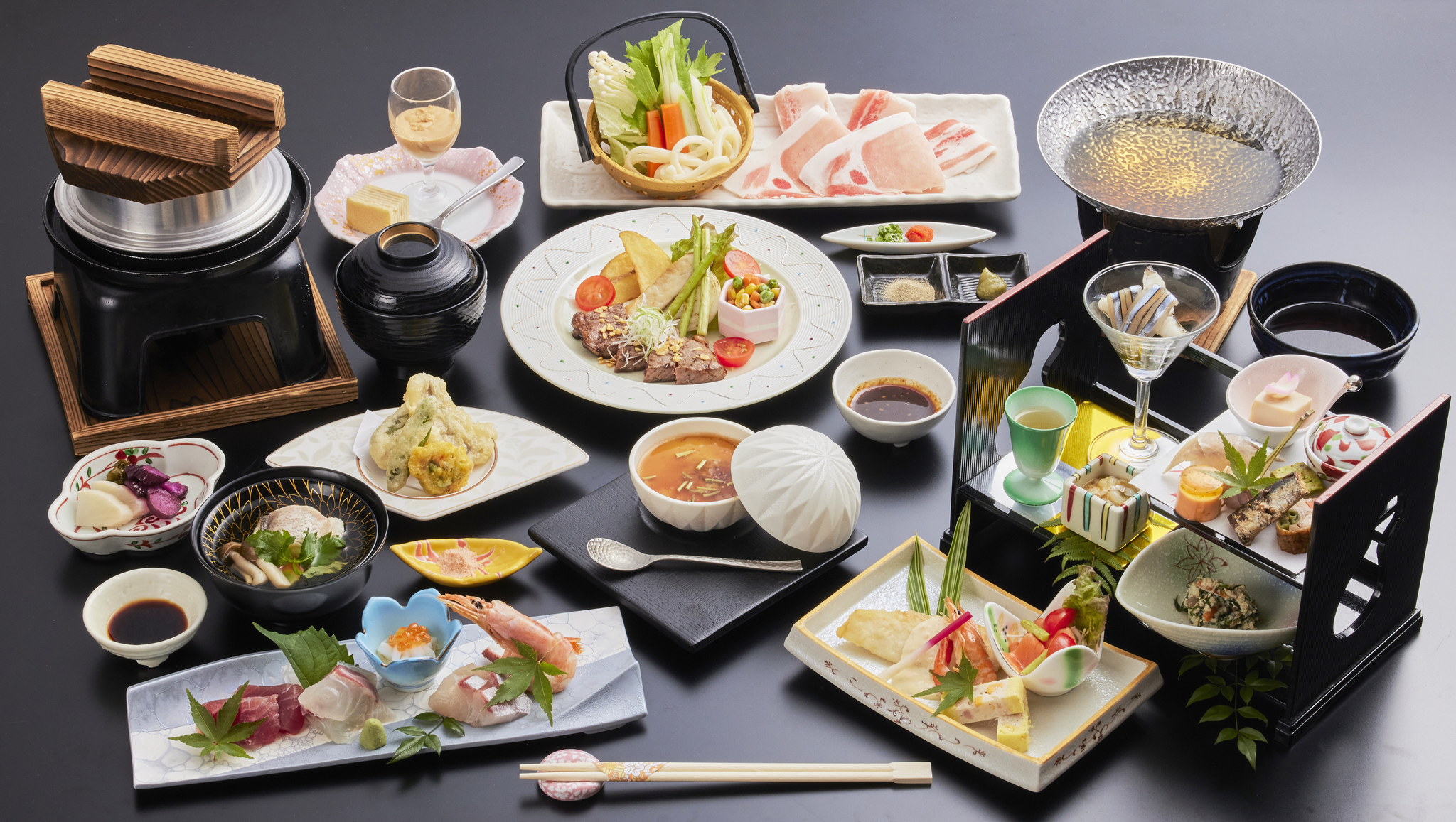 ミニステーキ付き　よくばりプラン