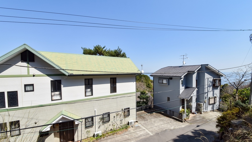 *部屋からの景色／本館おまかせ客室・ペット可　お天気がいいと気持ちがいいです。