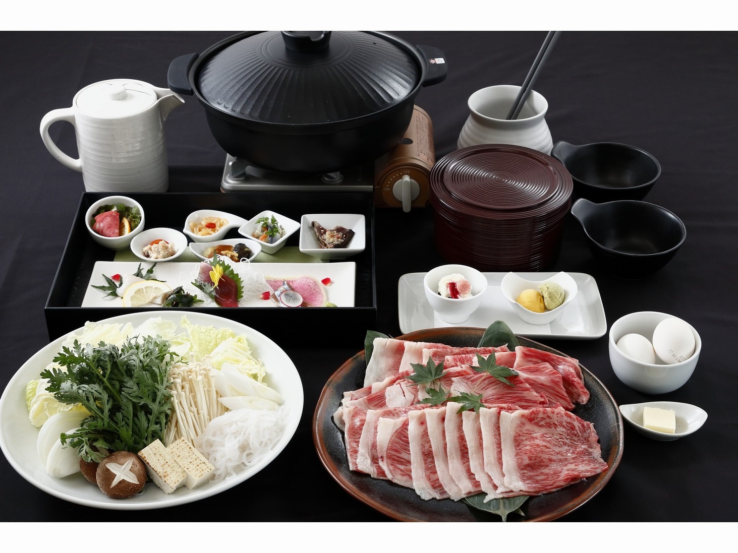 高品質の和牛を堪能「ふらの和牛すきやき御膳（１泊２食付）」ご宿泊プラン