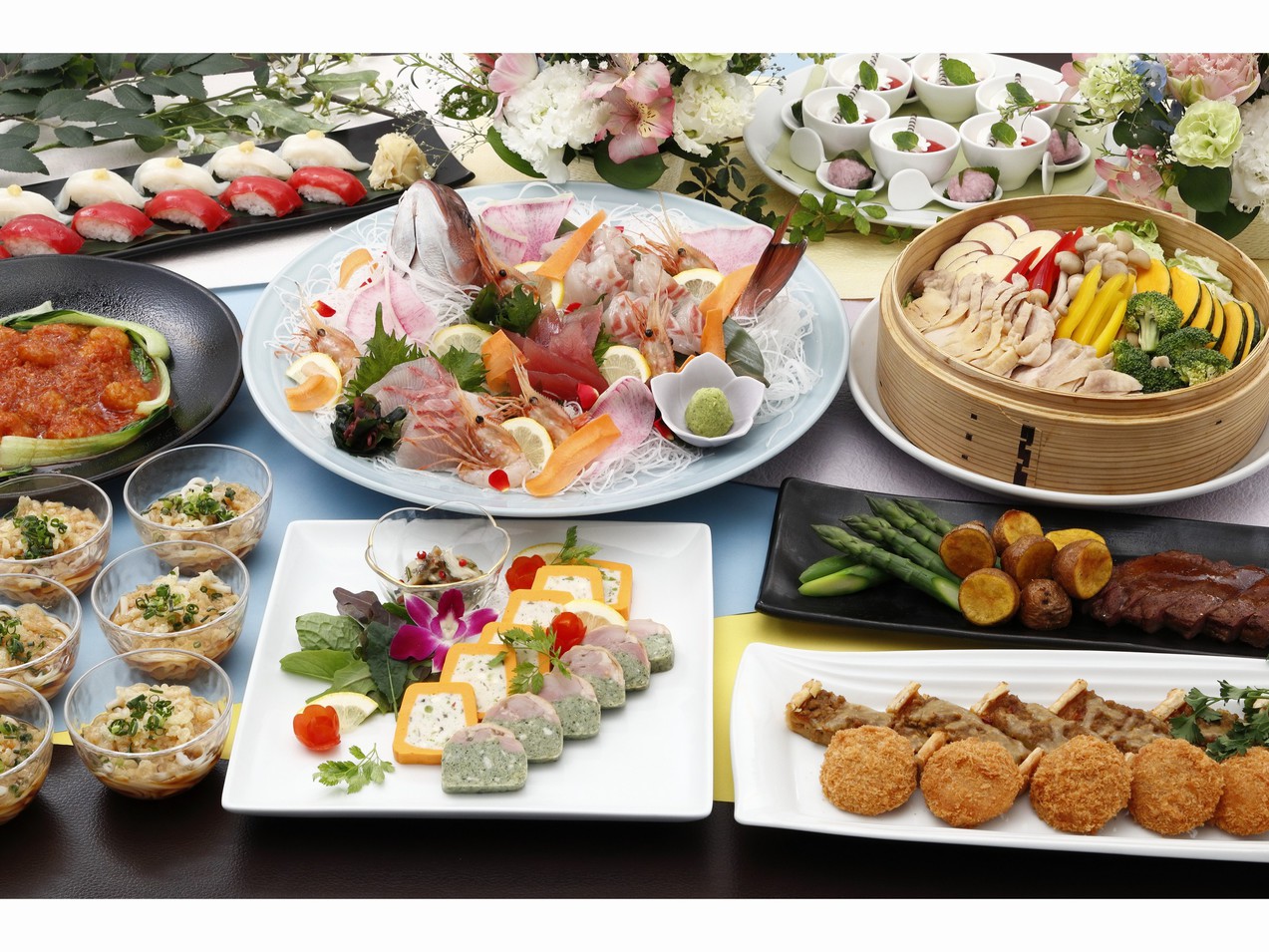 【10月1日〜宿泊分】《大人5名様より予約可》個室宴会付お祝い泊プラン【輪花コース】☆