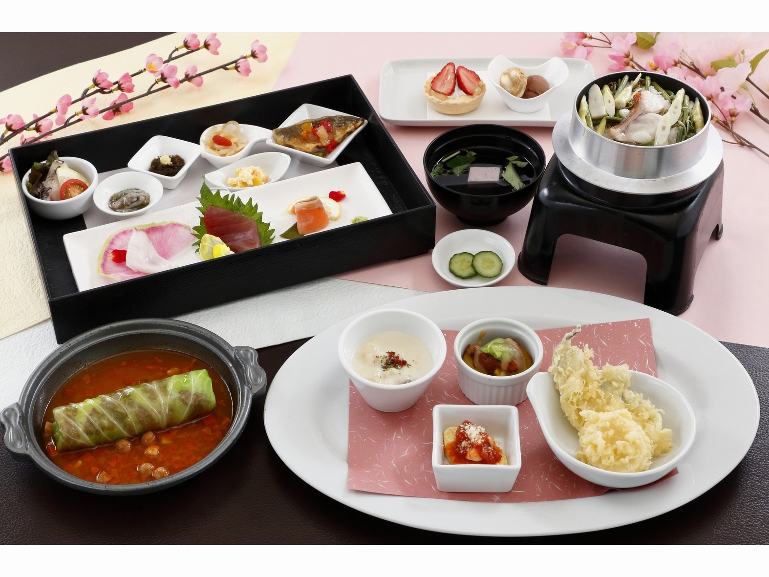 旬の食材で和洋創作料理を堪能〜「季節の花神楽御膳」宿泊プラン