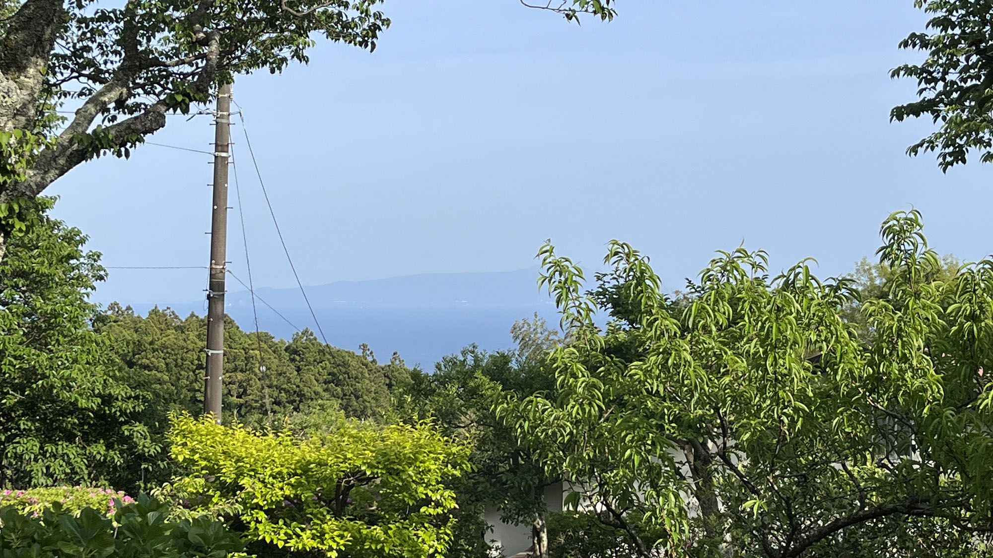 その他◆伊豆大島を眺められる、静かな高台からの風景♪*