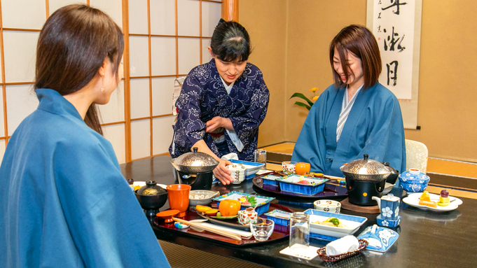 NEW【ベーシックライト】お部屋食☆ベーシックより軽めの会席◆朝食は選べる干物＆金目煮付