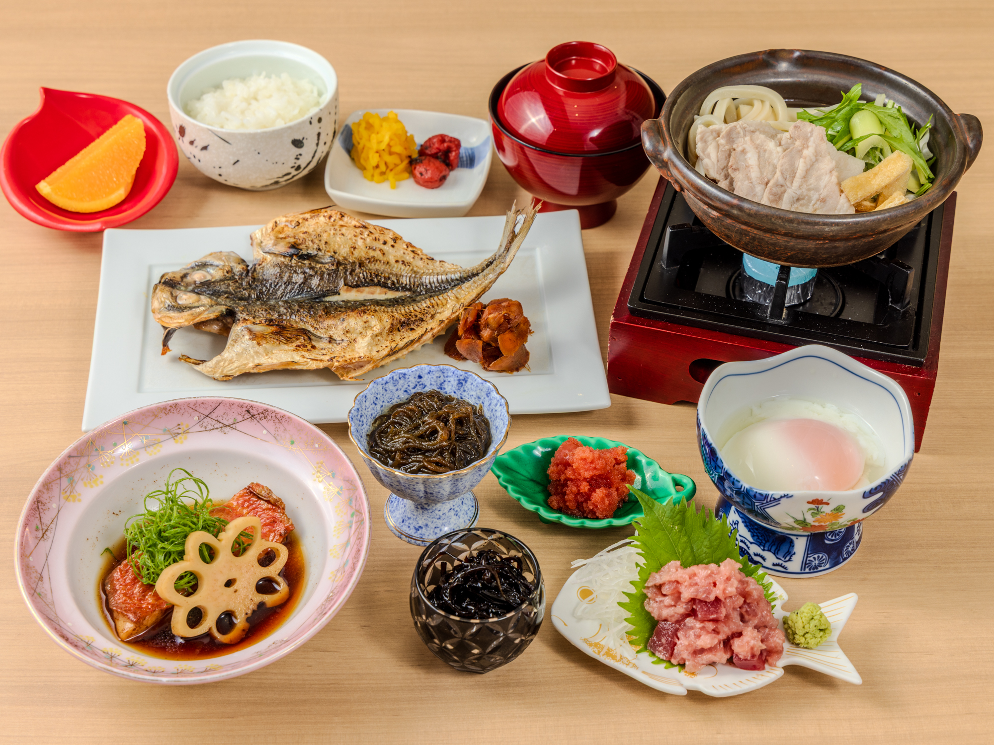 基本会席（朝食）一例