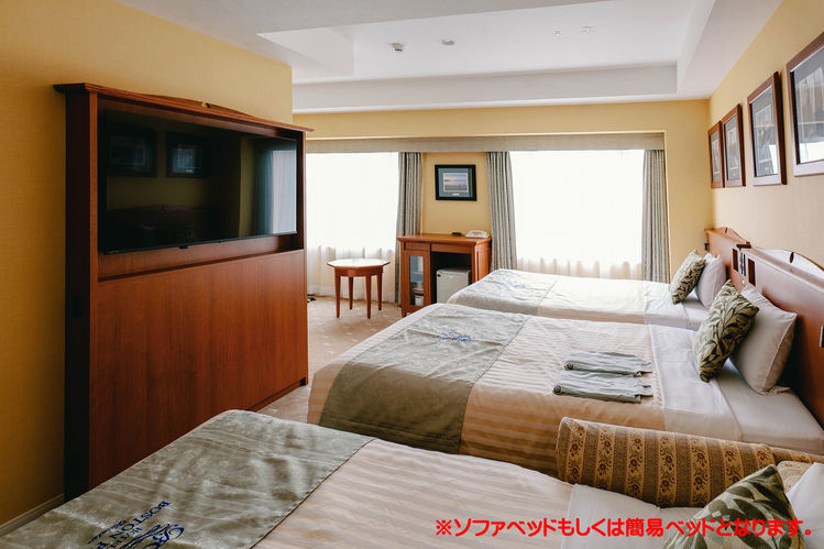 トリプル（デラックスツイン+簡易ベッド）