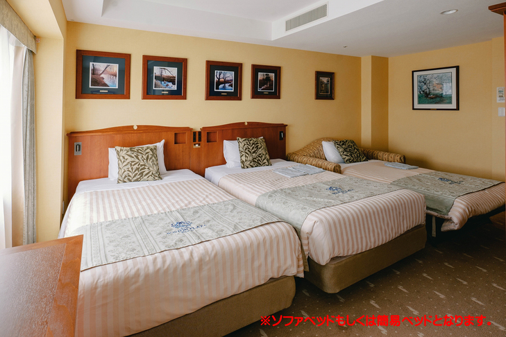 トリプル（デラックスツイン+簡易ベッド）